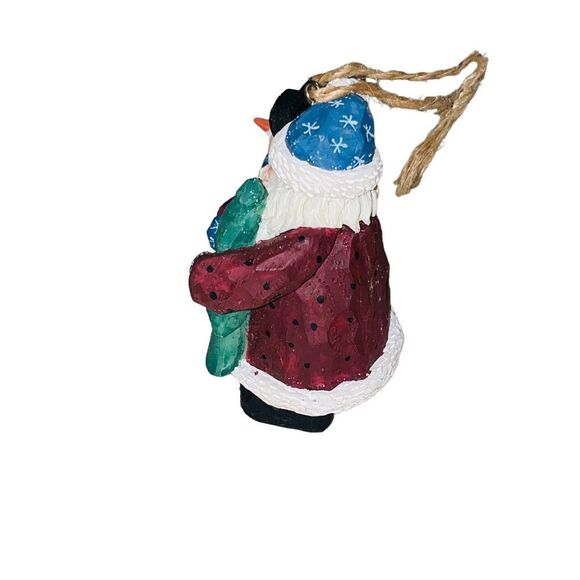 10/$25🦋 NWT Santa's Workshop Santa & Frosty Ornament - Picture 6 of 11